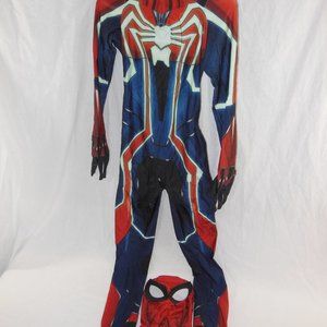 Spider-Man Bodysuit Mask Kids XL Costume Zentai